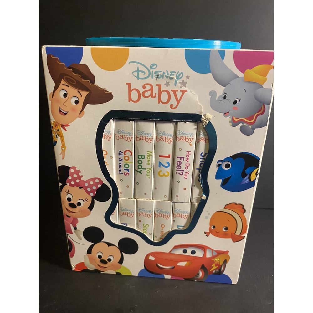 Disney Baby Board Books Set of 12 Books Block Style 2017 Pi Kids